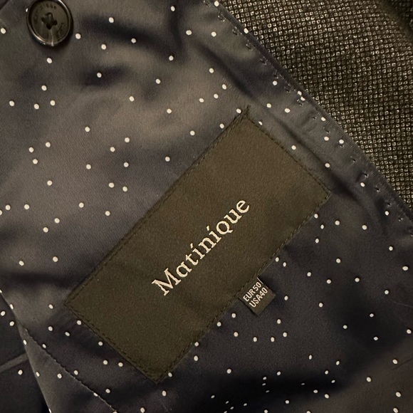 Matinique Men’s Blazer Sportcoat Black - Picture 3 of 4